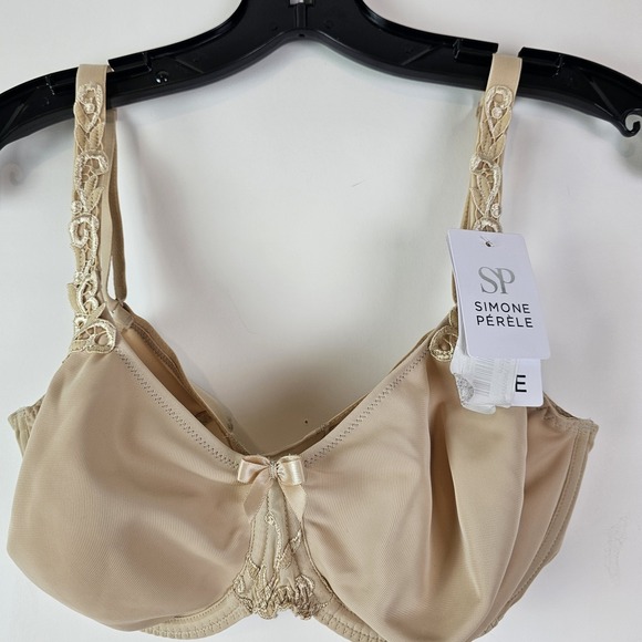 NWT Simone Perele US 32DD Andora Minimizer Bra 131382 Nude Beige NWT - Picture 1 of 9